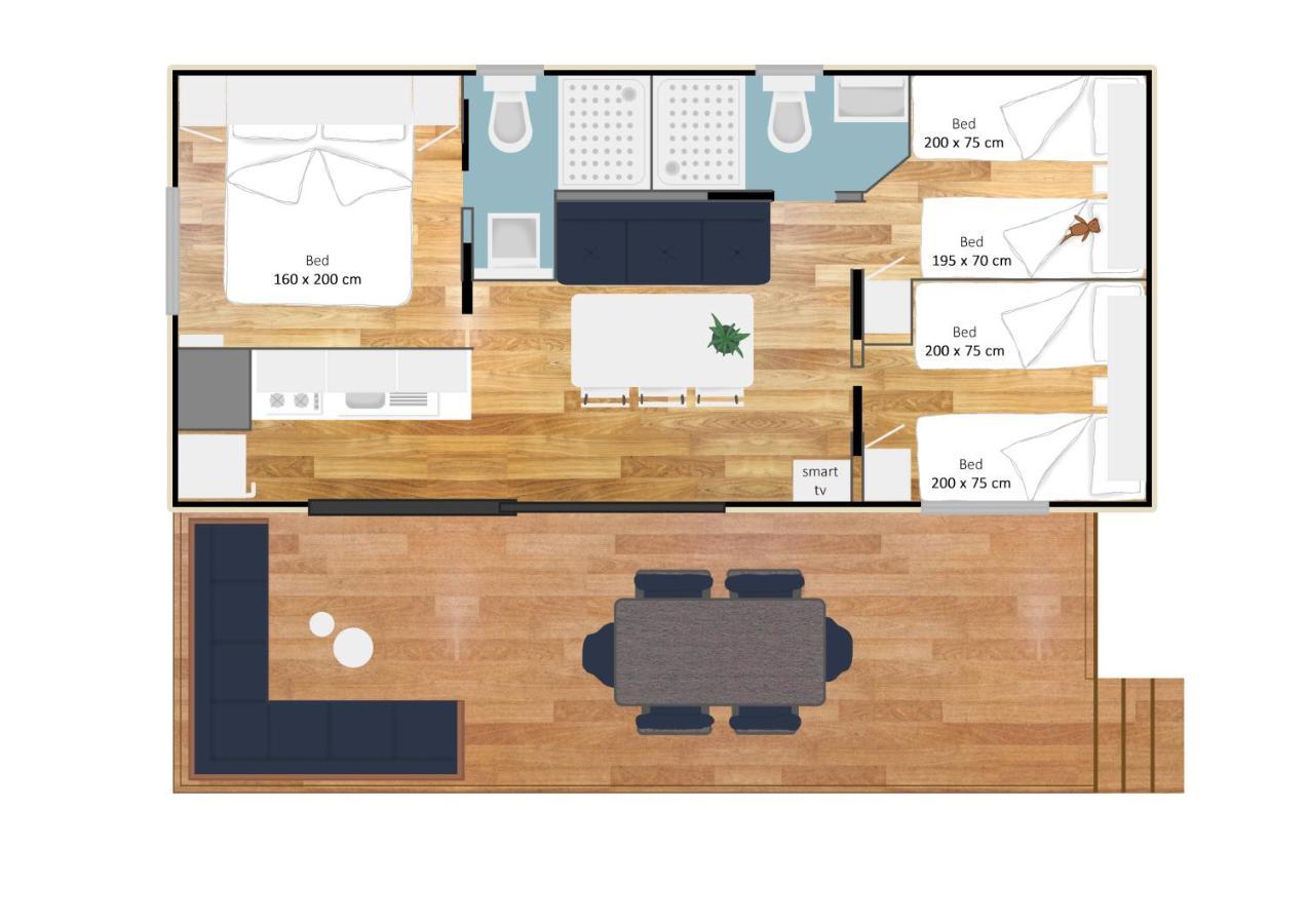 Estivo Premium Deluxe Mobile Homes On Camping Malibu Beach Lido di Jesolo Luaran gambar